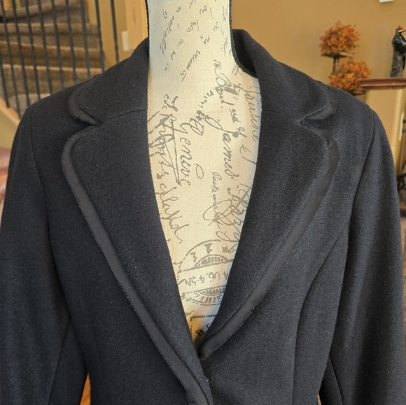 J. Jill Tailored Black Single Breasted Wool Blazer Jacket 8 - Picture 10 of 10